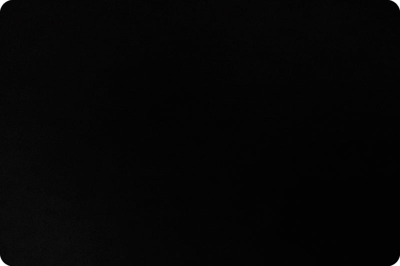 BLACK - Minky Fabric