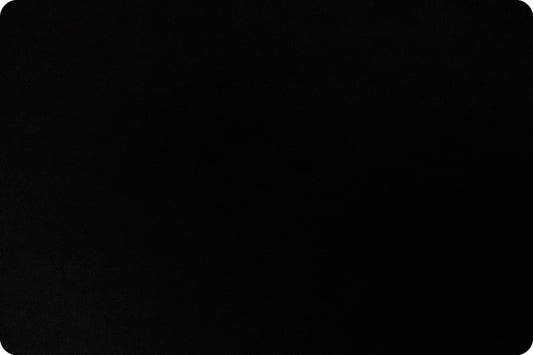 BLACK - Minky Fabric