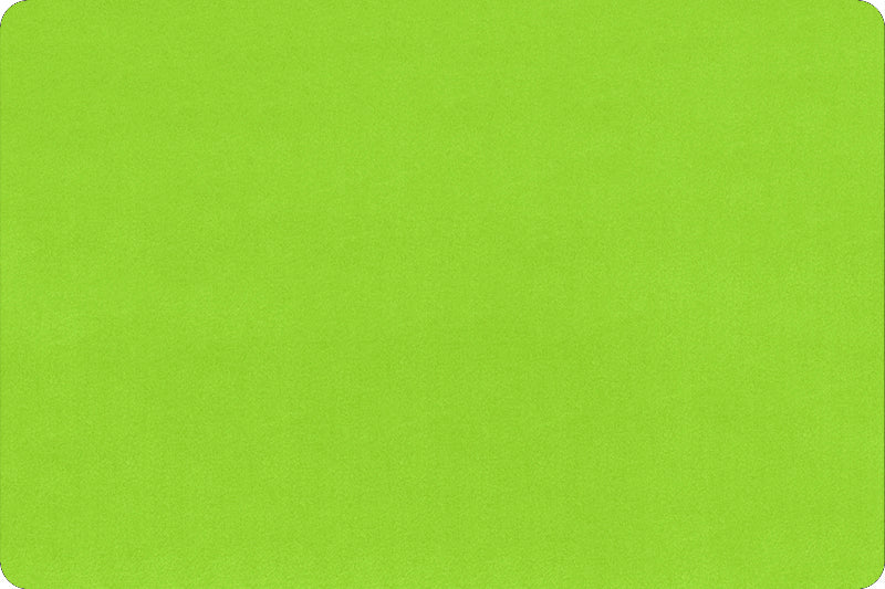 DARK LIME - Minky Fabric