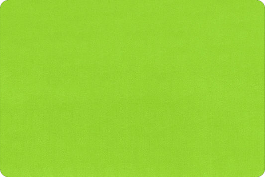 DARK LIME - Minky Fabric