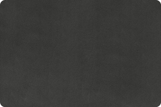GUNMETAL - Minky Fabric